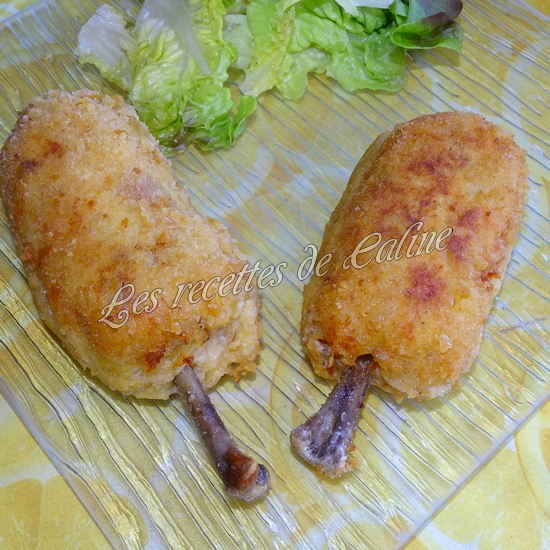 Pilon de poulet pané farcie à la pomme de terre et fromage47