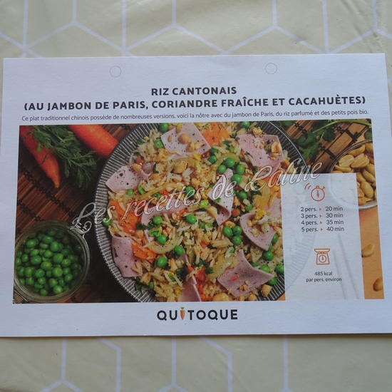 Riz cantonais (au jambon de Paris, coriandre fraîche et cacahuètes) (quitoque)03