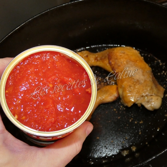 cuisse de poulet à l'ail et tomates à la cocotte07