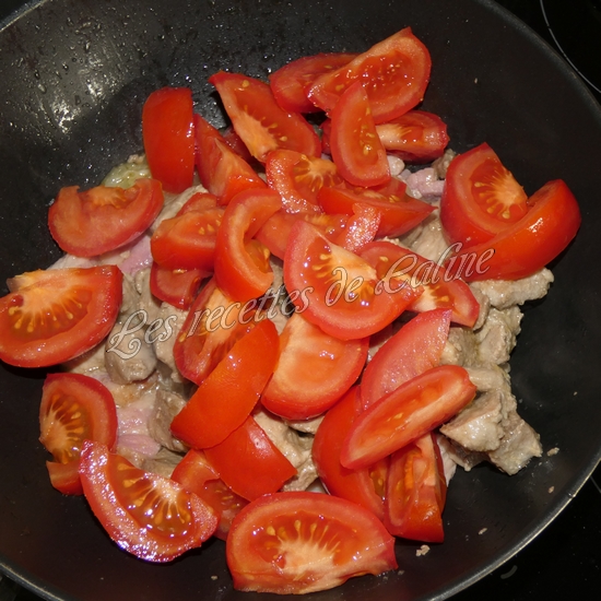 Sauté de porc aux oignons et aux tomates14
