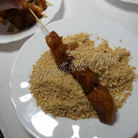 Brochettes de poulet en croûte de noix de cajou11