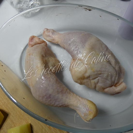 Cuisse de poulet au curry au four01